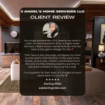 Client review supplied by 3 Angel’s Home Services